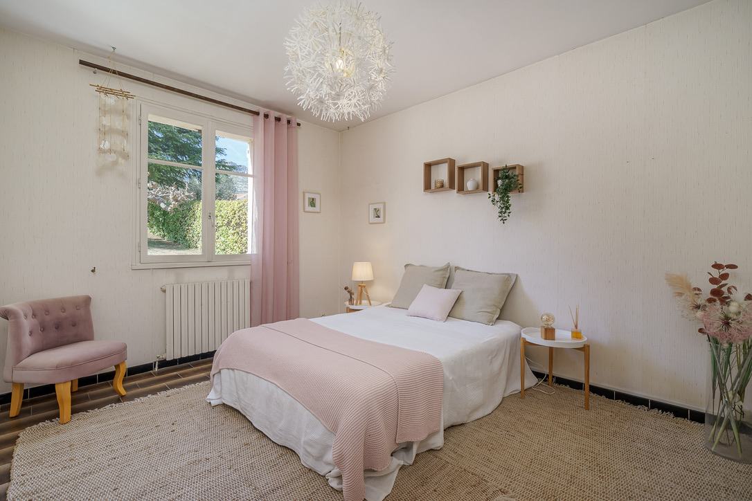 Villa-Aubagne-Chambre-Rose-apres-passage du home stager